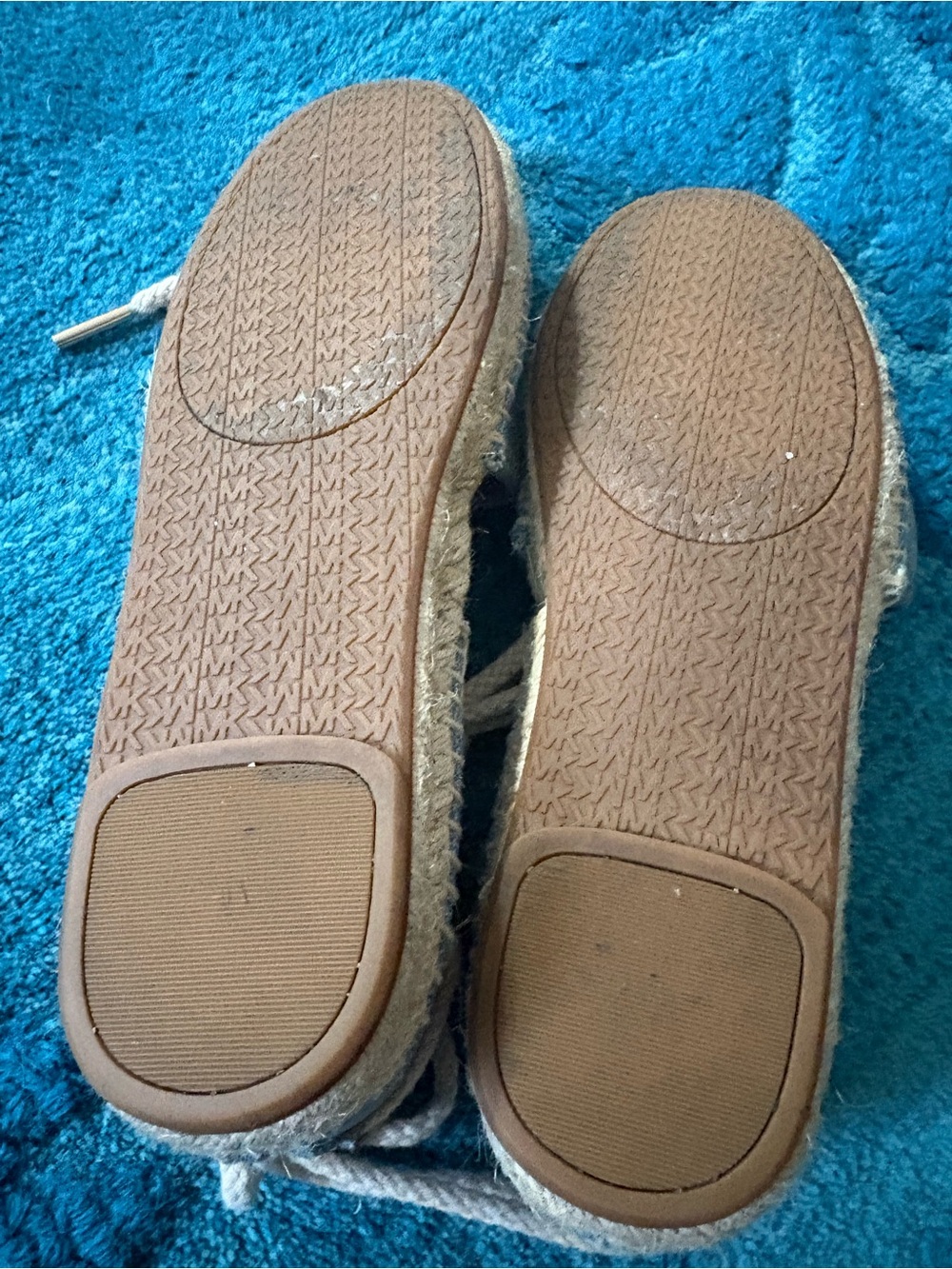 Michael Kors Margie Denim Ankle-Wrap Espadrilles - Picture 4 of 7